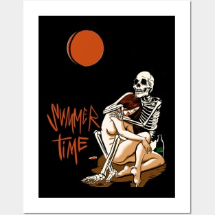 skeleton summer Posters and Art